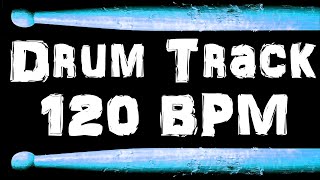 120 BPM  ROCK  44 Drum Track  Better Than Metronome  Drum Beats for Bass Guitar Drum Beat 🥁 46 [upl. by Okin]