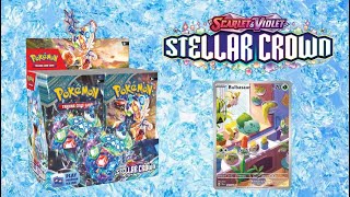 Unboxing Pokemon Stellar Crown Booster Box [upl. by Ruthie]