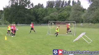 Einwurf  Flugkopfball  Fußballtraining Fußball 0080 [upl. by Dotti476]