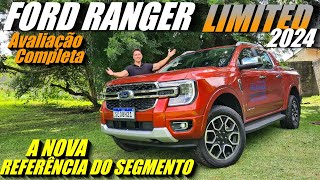 Avaliação FORD RANGER LIMITED 2024  Kit Opcional Novo Preço A melhor Picape e mais Tecnológica [upl. by Enyrb]