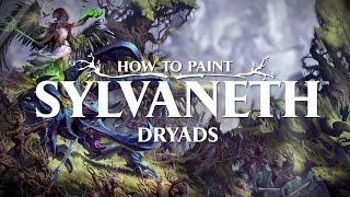 How to Paint Sylvaneth Dryads [upl. by Annaili362]