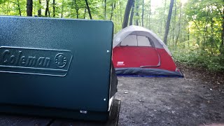 Camping at Starved Rock  Camp Tour and French Canyon [upl. by Tuesday]