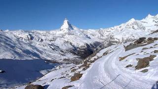 CH  Zermatt  Ski ride from Rothorn to Gant [upl. by Attenahs]