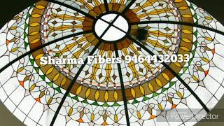 Roofing Polycarbonate Sheets fibre fiberglass dome Amritsar Punjab india [upl. by Roinuj]