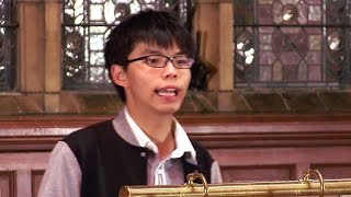 Joshua Wong  Full Address and QampA [upl. by Buhler]