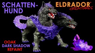 Schleich ® Eldrador ® Creatures Schattenhund quotDeep Shadowquot OOAK Repaint amp Vergleich  Shadow Hound [upl. by Camille]