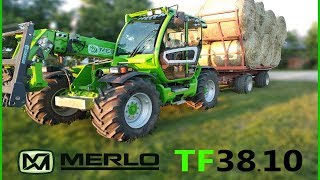 Telescopico MERLO Turbo Farmer 3810 in campo telehandler [upl. by Aisitel]