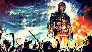 Iron Maiden  The Wicker Man Official Instrumental  Lyric Video [upl. by Dumas]