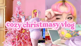 A Day in Our Life 💕 Sailor Moon Bangs Christmas Decorating amp Working from Home [upl. by Madalena]