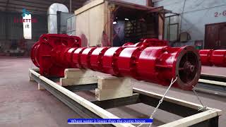 JC Vertical Turbine Fire Pump （vertical longshaft pump） Product Showcase [upl. by Spillihp]