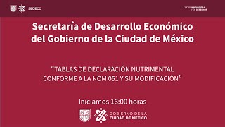 Tablas de declaración nutrimental conforme a la NOM 051 y su modificación [upl. by Hsaniva]