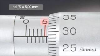 ¿Como leer el micrómetro en milímetros [upl. by Carmella]