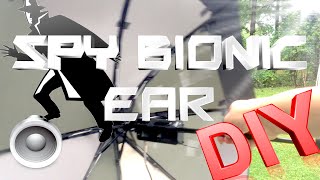 How to Make a Spy Bionic Ear  Low Cost Parabolic Mic [upl. by Dnaloy]