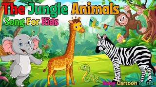 The Jungle Animals Song For Kids animalsongs animals animals [upl. by Yluj]