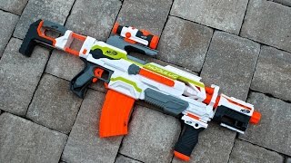 REVIEW Nerf NStrike Modulus ECS10 Unboxing Review amp Firing Test [upl. by Nnairek]