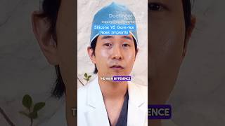 Rhinoplasty Silicone Implant VS Goretex Implant 🤔 medicaladvice [upl. by Hgieleak423]