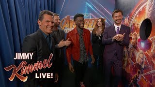 Infinity War Cast Surprises Avengers Fans [upl. by Foy706]