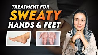 How to Cure Sweaty Hands and Feet Permanently Hyperhidrosis Cure  Dr Sara Salman [upl. by Alegnatal]