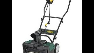 Yardworks 10A Electric Snow thrower [upl. by Shirk992]