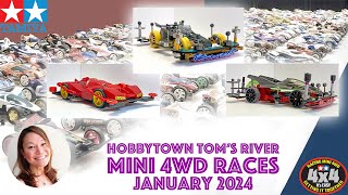 Tamiya Mini 4WD Hobbytown Races  January 2024 [upl. by Perce]