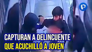 🚓🔒 ¡Capturan a delincuentes que asaltaron a joven en Surco 😃👮‍♂️ [upl. by Eerat]