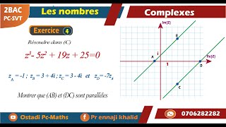 Nombres complexes 2 bac exercice 4 [upl. by Grochow]