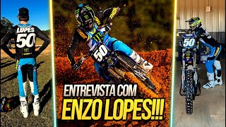 ENZO LOPES fala sobre a STAR RACING e a temporada 2024 do SUPERCROSS [upl. by Verlie557]