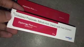 Clobetasol Propionate Salicylate Urea amp Lactic Acid Ointment Uses in hindi  Diplomax Plus Cream [upl. by Riada]