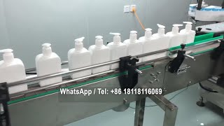 Automatic 8 Heads Disinfectant Alcohol Hand Sanitizer Bottle Filling Machine Line [upl. by Ambert]