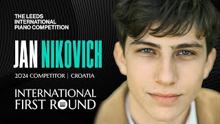 Jan Nikovich  Leeds International Piano Competition 2024  International First Round [upl. by Chalmer]