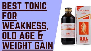 sbl alfa alfa tonic  best homeopathic tonic for weakness  best homeopathic tonic for old age [upl. by Glover998]