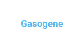 How to Pronounce gasogene gasogene english words [upl. by Leaj]