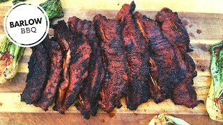 Korean BBQ Kalbi Beef Short Ribs and Grilled Bok Choy on the Weber Kettle Grill  Barlow BBQ [upl. by Huesman]