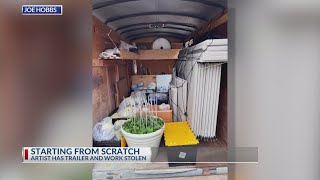 Columbus Arts Festival vendor has trailer products stolen [upl. by Siulesoj]