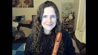 Recorder Improvisation 4th March 2024 on a Moeck Rottenburgh alto in Rosewood [upl. by Nabetse531]