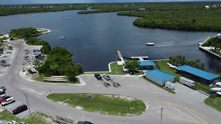 Flight Over Port Charlotte Beach Park [upl. by Elleinet]