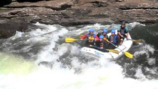 Upper Gauley River  Sweets Falls  Rivermen Whitewater Rafting  West Virginia Vacations [upl. by Fenelia]