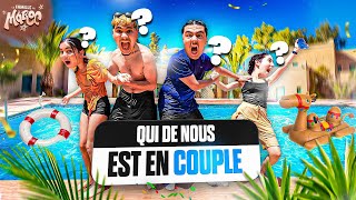 QUI DE NOUS 4 EST EN COUPLE  spécial piscine à la villa [upl. by Annair]