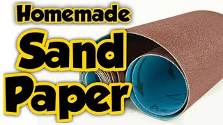 Homemade sandpaper  Sand paper diy  sandpaper making  how to make sandpaper  Sajals Art [upl. by Lemkul]