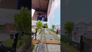 Onboard a Model Railway Layout Camera for a POV Tour train modeltrains modelrailway [upl. by Eiroj]