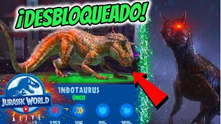 ¡INDOTAURUS DESBLOQUEADO – ¿El ÚNICO más ROTO  Actualización 210 – Jurassic World Alive [upl. by Tenej]