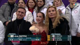 Alina Zagitova Olymp 2018 Team Event FS 1 15808 B [upl. by Naneek]