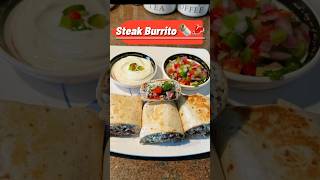 The best Steak Burrito 🥩🌯 recipe shorts [upl. by Leeland]