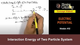 Class 12 Physics  Electric Potential  2 Interaction Energy of Two Particle System For JEE amp NEET [upl. by Gniw730]