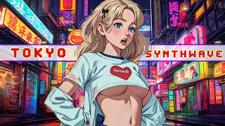 Tokyo SynthWave  Synthpop nostalgic  Cyberpunk electro arcade mix by RETRO POUM WAVE [upl. by Daenis498]