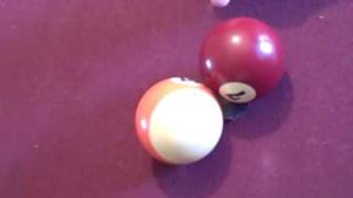 Easy Pool Trick Shot  Make Two Billiard Balls in One Shot [upl. by Mllly]