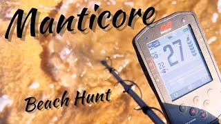 Minelab Manticore beach modes and settings [upl. by Negyam]