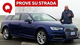 Audi A4 Avant GTron la prova completa di Paolo Massai  Quattroruote [upl. by Janaye]