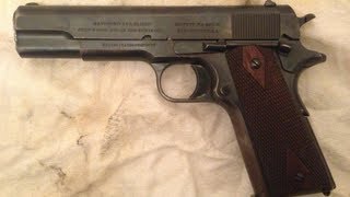 Vintage Colt 1911 Cleaning No Talking [upl. by Inge519]