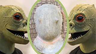 Molding A Bossk Mask From Star Wars [upl. by Rodrigo]